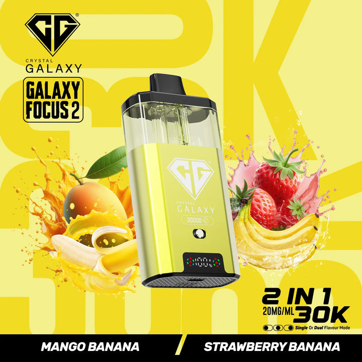Crystal Galaxy Focus 2, 30k Puffs Vape Kit - 9.99 Only Crystal Galaxy Focus 2, 30k Puffs Vape Kit - 9.99 Only