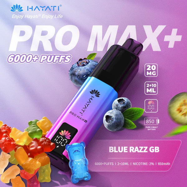 hayati 6k flavours list Hayati Pro Max+ 6k Souvaniour Edition Prefilled Pod Vape Kit
