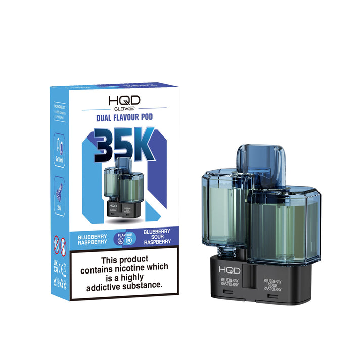HQD Glow Air 35k puffs Prefilled Replacement/Refill