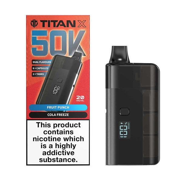 Titan X 50K, 50,000 Puffs Prefilled Pod Kit