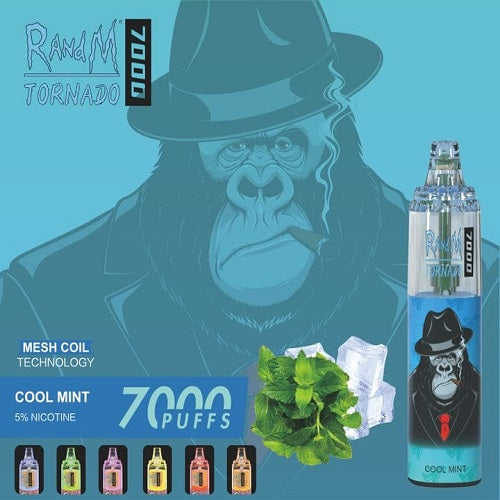 cool mint r and m tornado 7000 disposable Vape