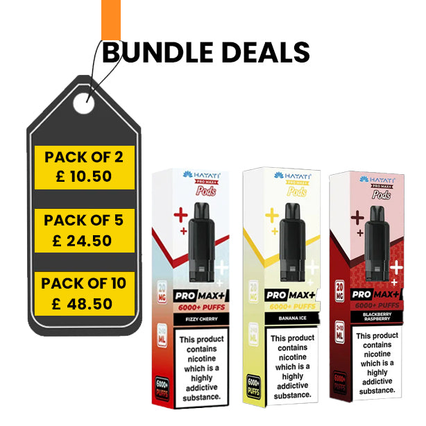 hayati pro ultra plus 25000 refill pods Hayati Pro Max+ 6000 Prefilled Pod Vape Kit main image 1
