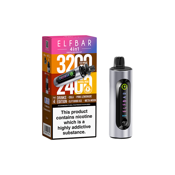 Elf Bar 4 in 1 3200 Puffs Prefilled Pod Vape Kit | Order Vape Elf Bar 4 in 1 3200 Puffs Prefilled Pod Vape Kit | Order Vape
