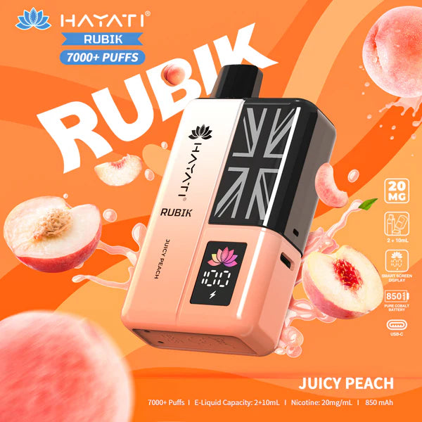 hayati rubik 7000 puffs Hayati Rubik 7000 Puffs Triple – NW Vapes and Wholesale main image 1