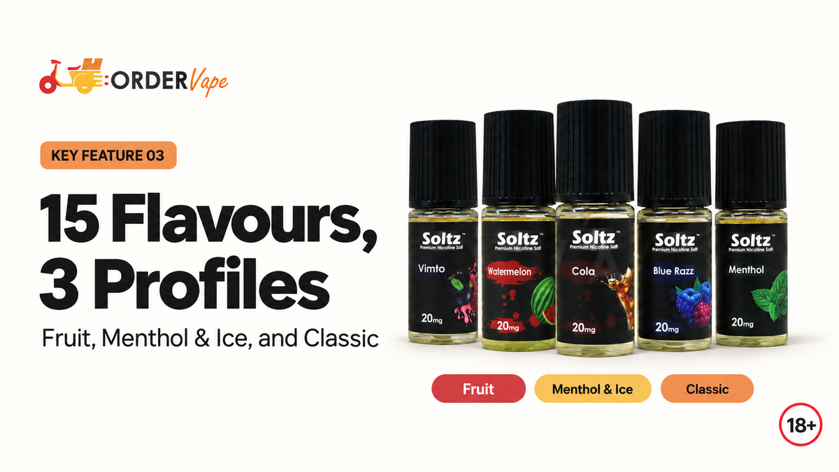 15 flavour range