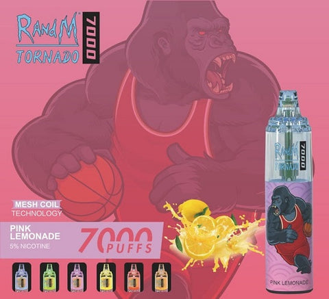 pink lemonade r and m tornado 7000 disposable Vape