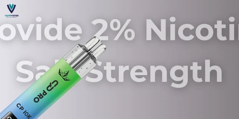 Provide 2% Nicotine Salt Strength
