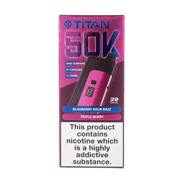 Titan X 50K, 50,000 Puffs Prefilled Pod Kit