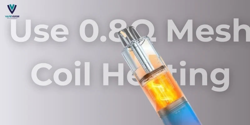 Use 0.8 Mesh Coil Heating
