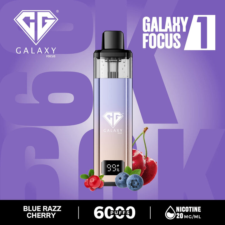 Crystal Galaxy Focus 1, 6000 Puffs Prefilled Pod Kit