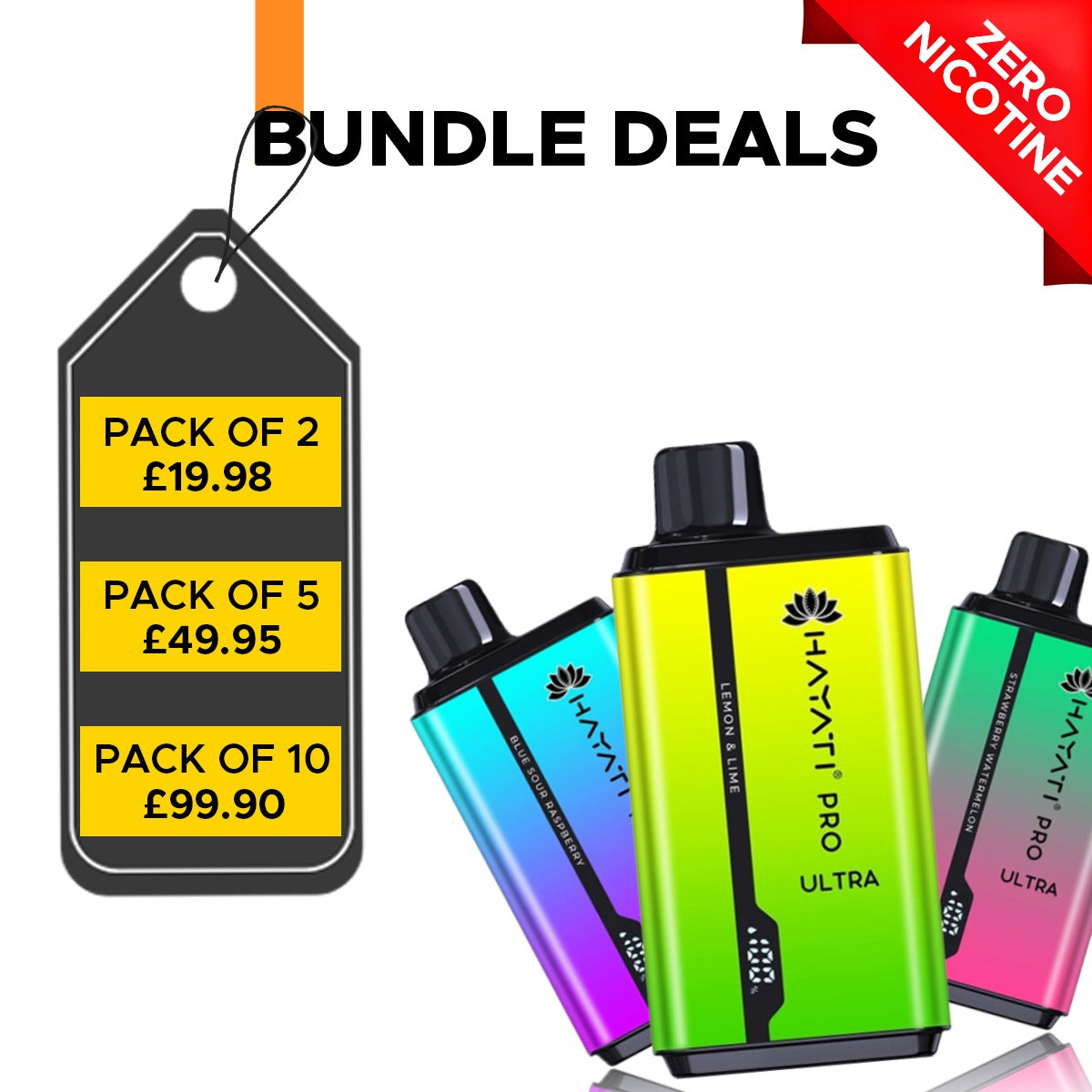 Hayati Pro Ultra 15000 Puffs Vape 0% Nicotine £9.99