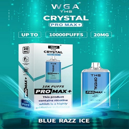 bllue razz ice crystal pro max 10000 disposable vape
