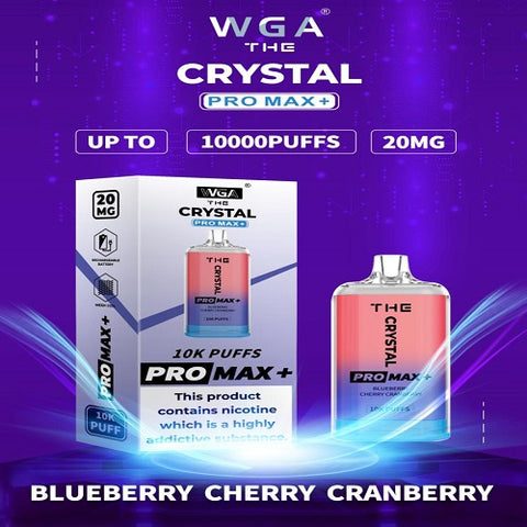 blueberry cherry cranberry crystal pro max 10000 disposable vape