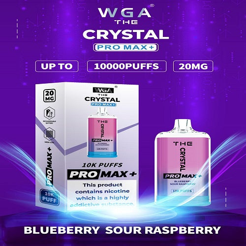 blueberry sour raspberry crystal pro max 10000 disposable vape