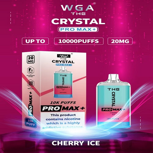 cherry ice crystal pro max 10000 disposable vape