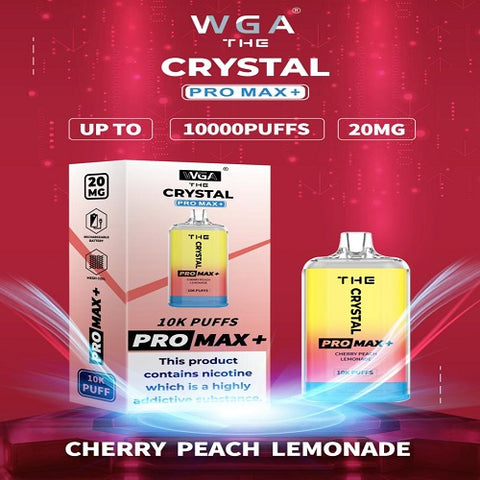 cherry peach lemonade crystal pro max 10000 disposable vape
