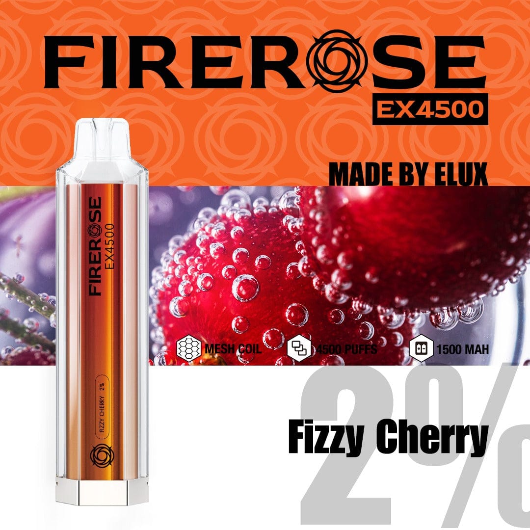 fizzy cherry elux firerose EX4500 Puffs