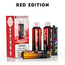 Pyne Pod Click 50K Puffs Vape red color