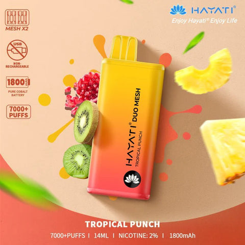tropical punch Hayati Duo Mesh 7000 Puff