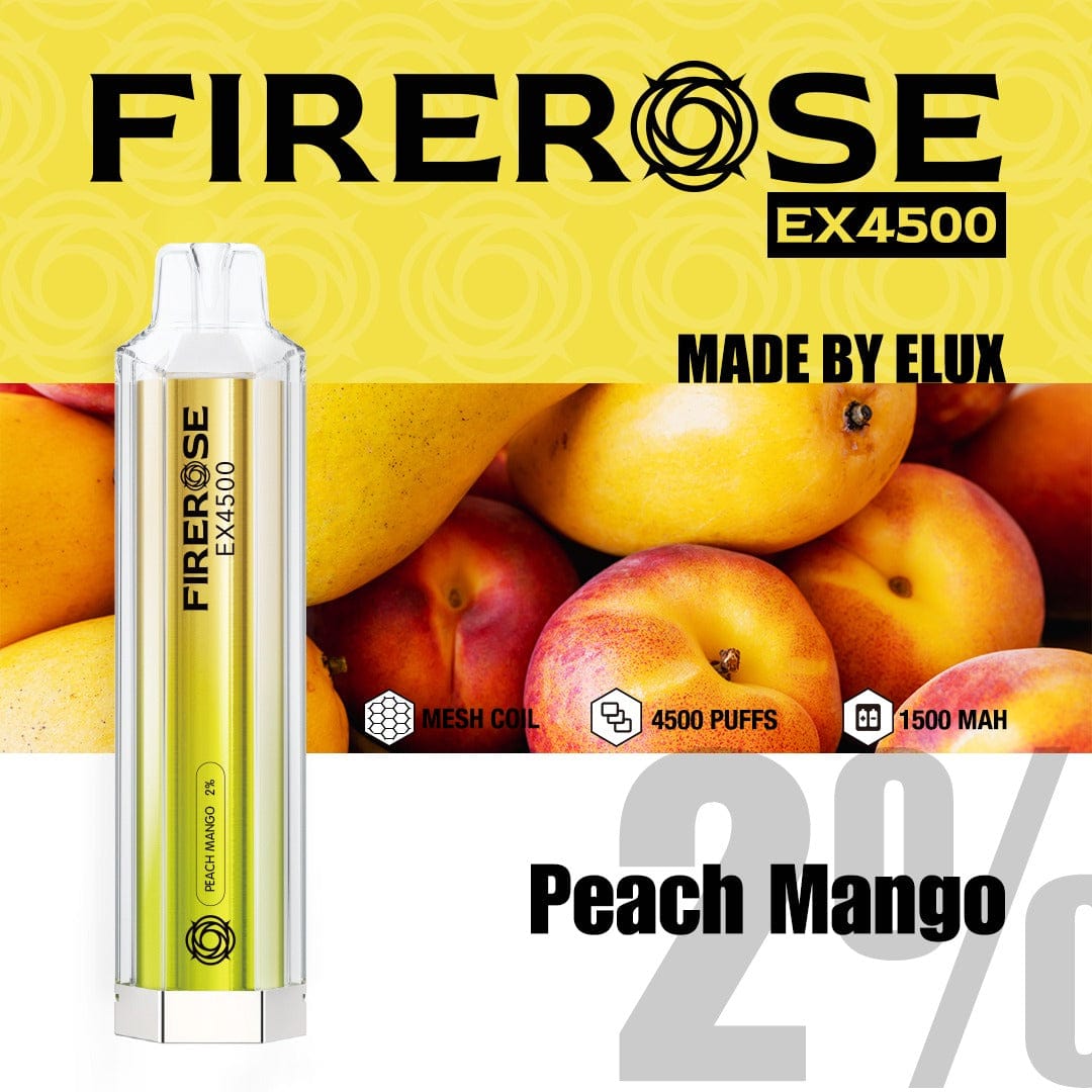 peach manago elux firerose EX4500 Puffs