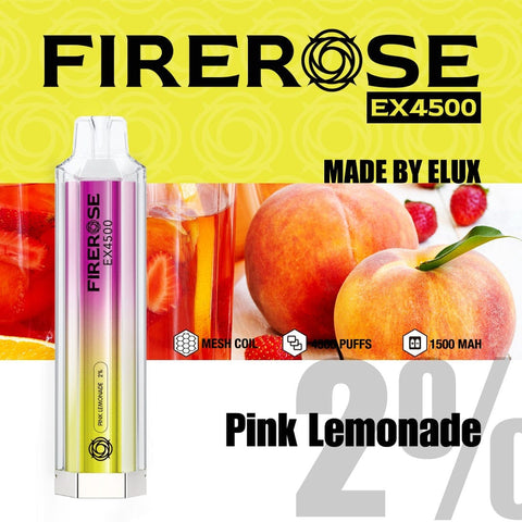 pink lemonade elux firerose EX4500 Puffs