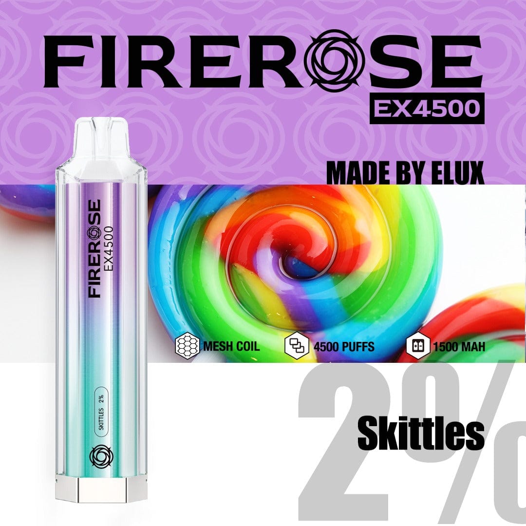 skittles elux firerose EX4500 Puffs