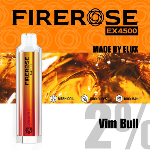 vim bull elux firerose EX4500 Puffs