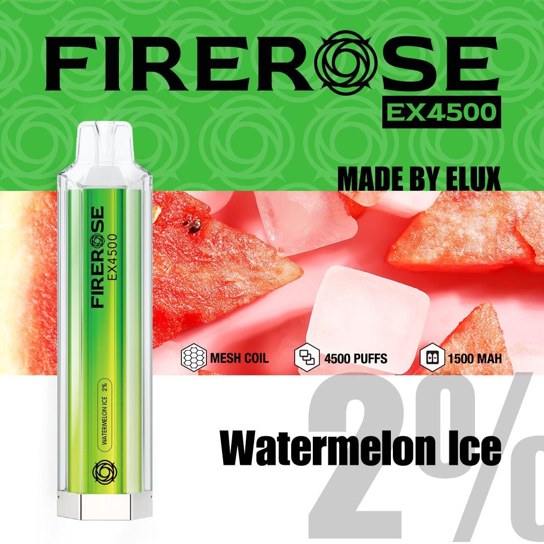 watermelon ice elux firerose EX4500 Puffs